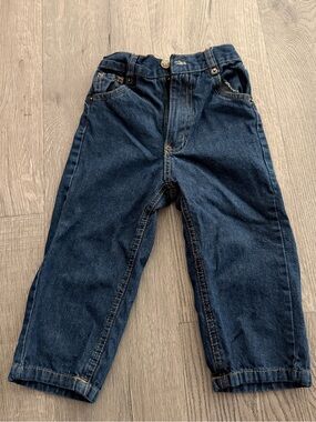 Tuff Guys Toddler Boys Soft Denim Elastic Waist Jeans - Size 3T